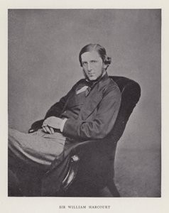 Sir William Harcourt af English Photographer