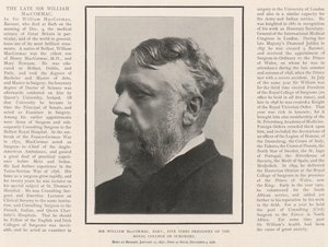 Sir William MacCormac, Baronet, Five Times President for Royal College of Surgeons af English Photographer