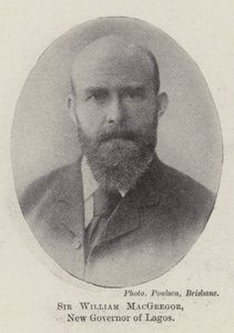 Sir William MacGregor, Ny guvernør i Lagos af English Photographer
