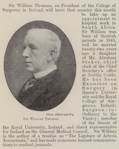 Sir William Thomson af English Photographer