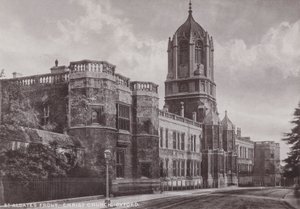 St Aldates Front, Christ Church, Oxford af English Photographer