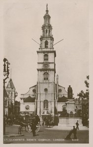 St Clements Danes Church, London af English Photographer