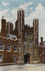 St. Johns College. Indgangsportal af English Photographer