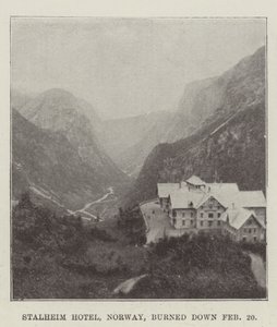 Stalheim Hotel, Norge, brændte ned 20. februar af English Photographer