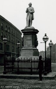 Statue af Richard Cobden af English Photographer
