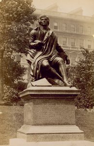 Statue af Robert Burns af English Photographer