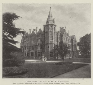 Taplow Court, sæde for hr. W H Grenfell, kongens landbolig under hans besøg i England af English Photographer