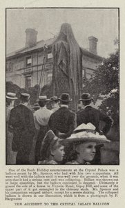 Ulykken med Crystal Palace-ballonen af English Photographer