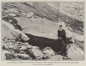 Det påståede mord på Isle of Arran, stedet hvor liget af turistrosen blev fundet på Goatfell af English Photographer