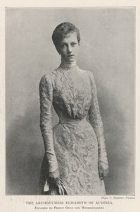 Ærkehertuginde Elisabeth af Østrig, forlovet med prins Otto von Windischgratz af English Photographer