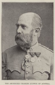Ærkehertug Charles Ludwig af Østrig af English Photographer