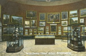 The Art Gallery, Birmingham (farvefoto) af English Photographer