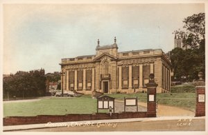 The Art Gallery, Lincoln, Lincolnshire (farvet foto) af English Photographer