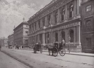 Carlton og Reform Clubs, Pall Mall af English Photographer