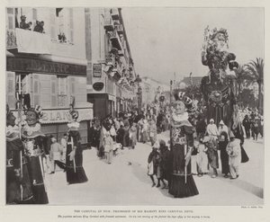 Karnevallet i Nice, Hans Majestæt Konge Karneval XXVII af English Photographer