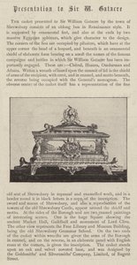 Kisten præsenteret for Sir William Gatacre af byen Shrewsbury af English Photographer