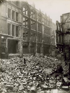 City of London efter et bombeangreb af English Photographer