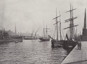 The Clyde i Glasgow af English Photographer