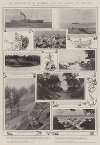 Færdiggørelsen af det helt britiske kabel fra Australien til Vancouver af English Photographer