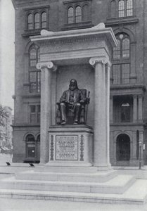 Cooper Institute and Monument, New York (s/h-billede) af English Photographer