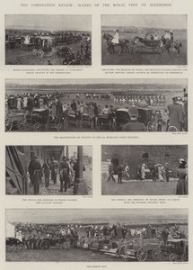 The Coronation Review, Scener af det kongelige besøg i Aldershot