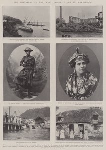 Katastroferne i Vestindien, udsigter på Martinique af English Photographer