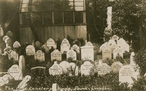 The Dogs Cemetery, Hyde Park, London af English Photographer