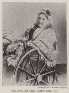 Enkefruen Carew, født 1798 af English Photographer