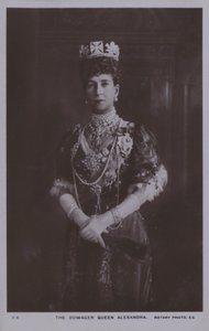 Enkedronningen Alexandra (s/h foto) af English Photographer