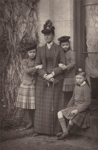 Hertuginden af Connaught og familie af English Photographer
