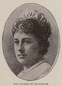 Hertuginden af Devonshire af English Photographer