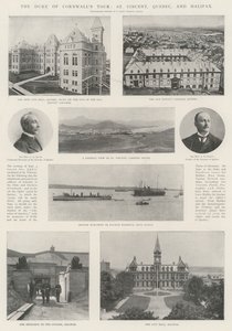 The Duke of Cornwalls Tour, St Vincent, Quebec og Halifax