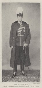 The Duke of Fife, i uniformen af Lord Lieutenant of the City of London af English Photographer