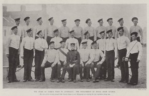 Hertugen af Yorks besøg i Australien, afdelingen for Royal Irish Guards af English Photographer