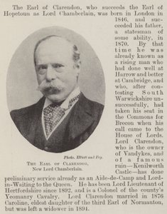 Jarlen af Clarendon, New Lord Chamberlain af English Photographer