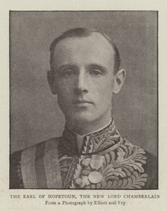Jarlen af Hopetoun, den nye Lord Chamberlain af English Photographer