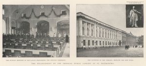 Udvidelsen af det kejserlige offentlige bibliotek i Skt. Petersborg af English Photographer