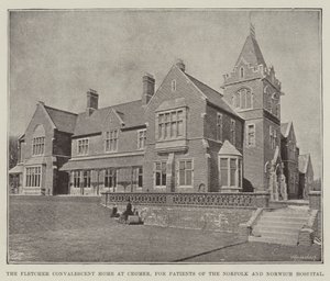 Fletcher rekonvalescenthjem i Cromer, for patienter på Norfolk og Norwich Hospital af English Photographer