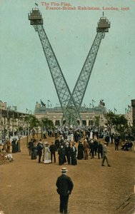 The Flip-Flap, fransk-britisk udstilling, London, 1908 af English Photographer