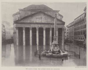 Oversvømmelserne i Rom, Pantheon under oversvømmelsen af English Photographer