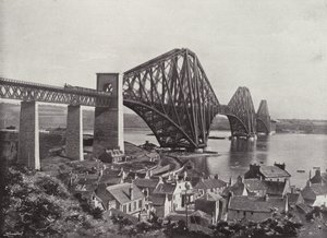 Forth Bridge, fra North Queensferry af English Photographer