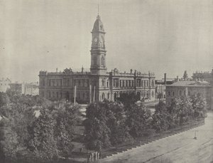 Det generelle postkontor i Adelaide af English Photographer