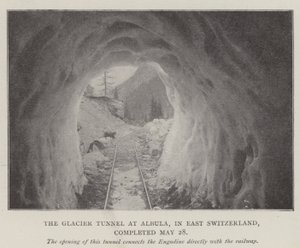 Glacier-tunnelen ved Albula, i Østschweiz, blev færdig den 28. maj af English Photographer