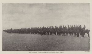 The Hampshire Imperial Yeomanry, på vej til Sydafrika af English Photographer