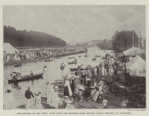 The Henley of the West, Bath Avon og Bristol Ariel Roklubs Regatta i Saltford af English Photographer