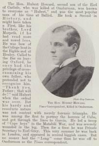 Den ærede Hubert Howard, Times Correspondent, dræbt i Omdurman af English Photographer