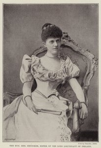 Den ærede fru Henniker, søster til Lord Lieutenant of Ireland af English Photographer