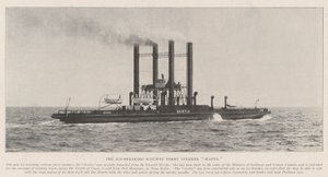 Den isbrydende jernbanefærge Steamer Scotia af English Photographer