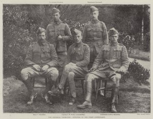 Det kejserlige Yeomanry, officerer i det første kontingent af English Photographer