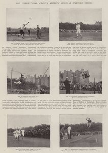 Den internationale amatøratletiksport på Stamford Bridge af English Photographer